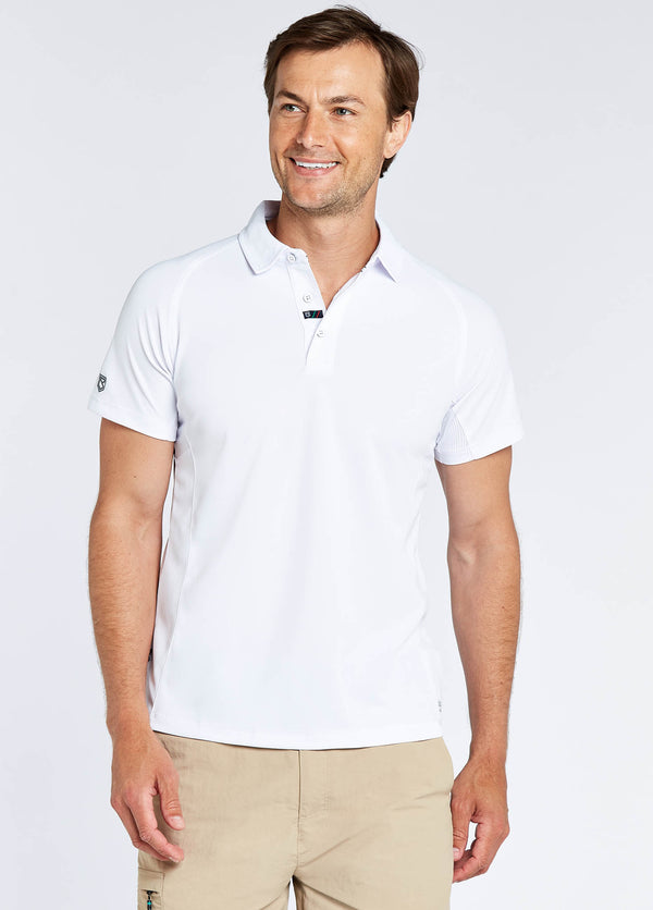 Dubarry Menton Men's Technical Polo - White