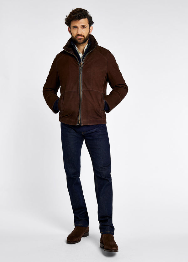 Dubarry Merriman Men’s Leather Jacket – Walnut