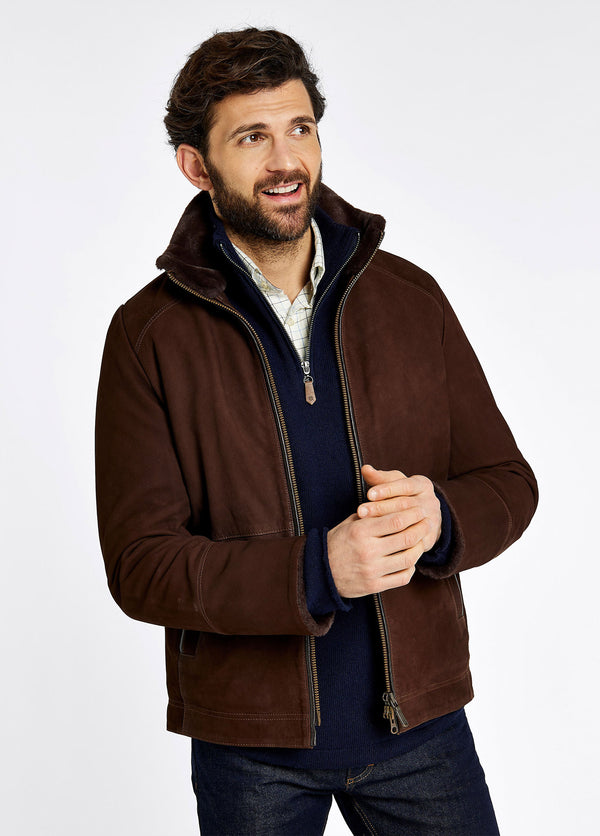 Dubarry Merriman Men’s Leather Jacket – Walnut