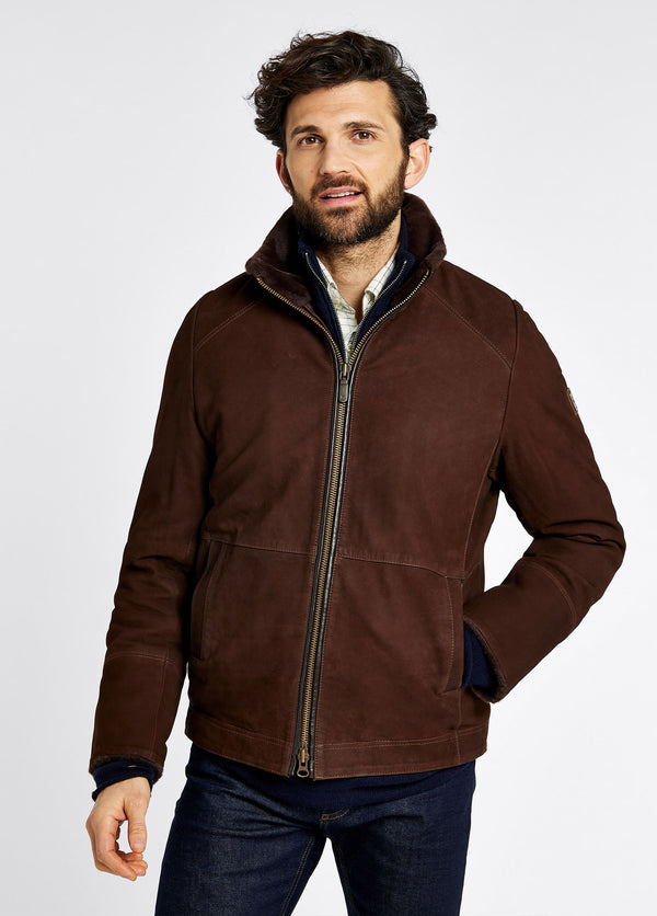 Dubarry Merriman Men’s Leather Jacket – Walnut