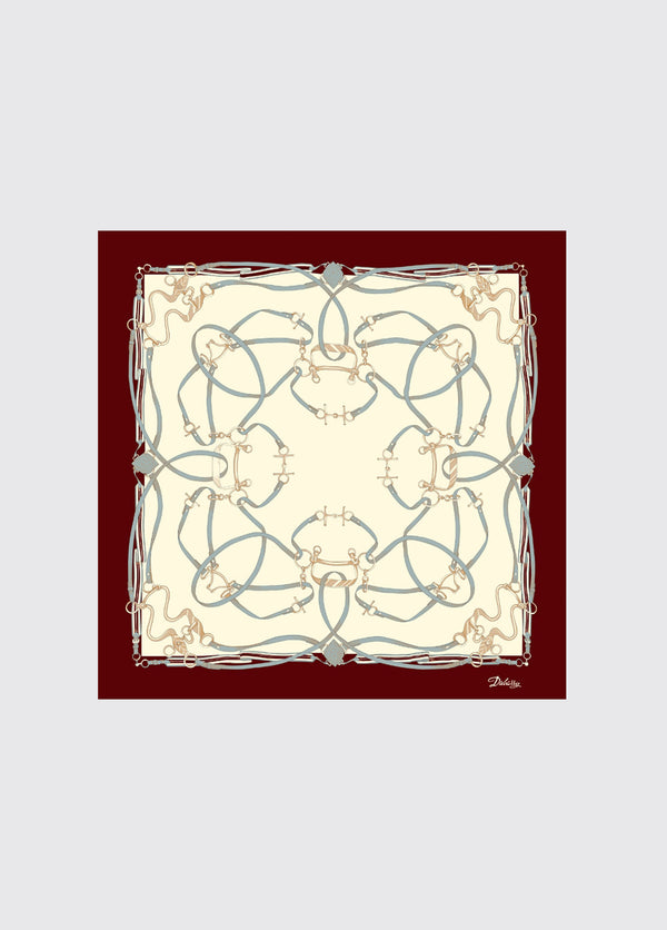 dubarry Merrion Ladies Silk Scarf - Ruby