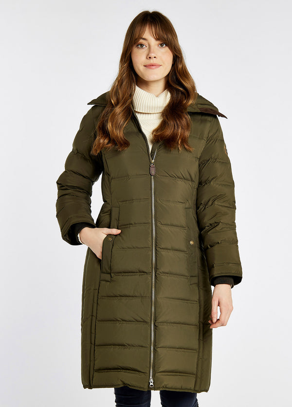 Dubarry Meyers Long Length Coat - Olive
