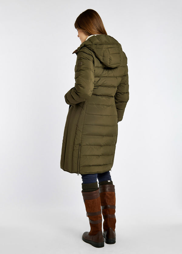 Dubarry Meyers Long Length Coat - Olive
