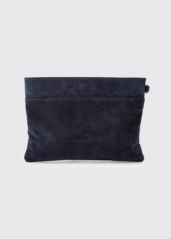 Dubarry Millymount Ladies Suede Clutch - French Navy