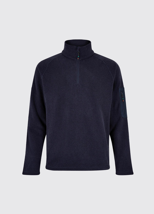 dubarry Monaco Mens Quarter-zip Fleece - Navy