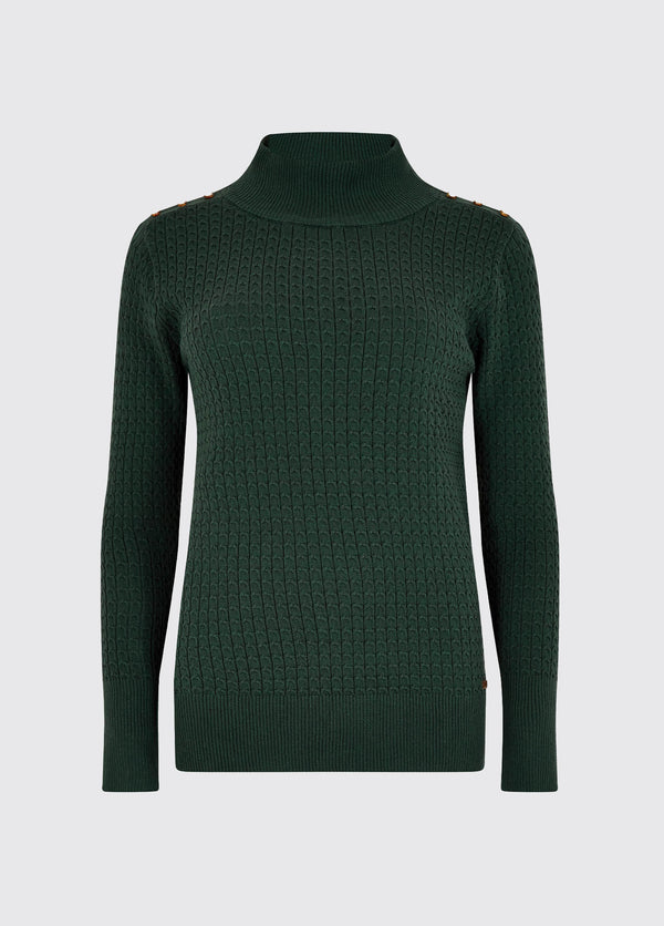 dubarry Monkstown Cable Stitch Sweater - Verdigris