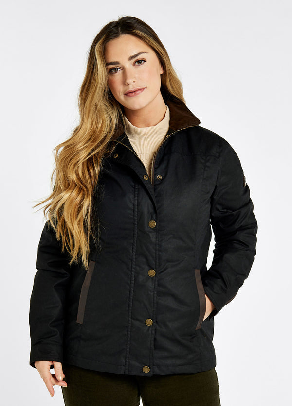 Dubarry Mountrath Waxed Jacket - Black