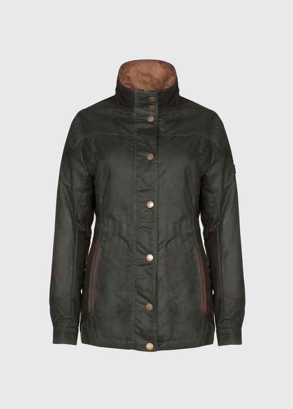 dubarry Mountrath Waxed Jacket - Olive
