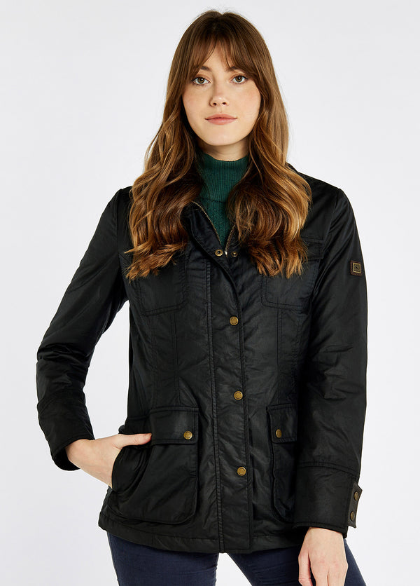 Dubarry Munsboro Wax Jacket - Black