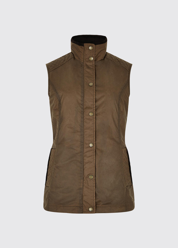 dubarry Pakenham Wax Gilet - Ginger