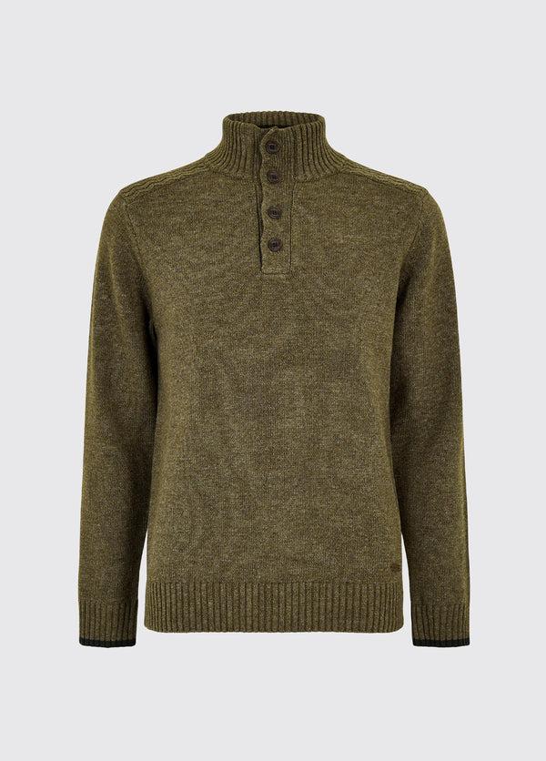 dubarry Parkplace Button Neck Sweater - Dusky Green