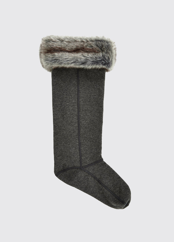 dubarry Raftery Ladies Faux Fur Boot Liners - Sable