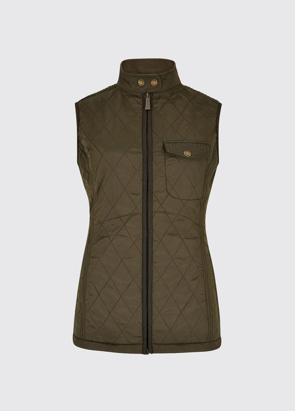 dubarry Rathdown Quilted Gilet - Olive