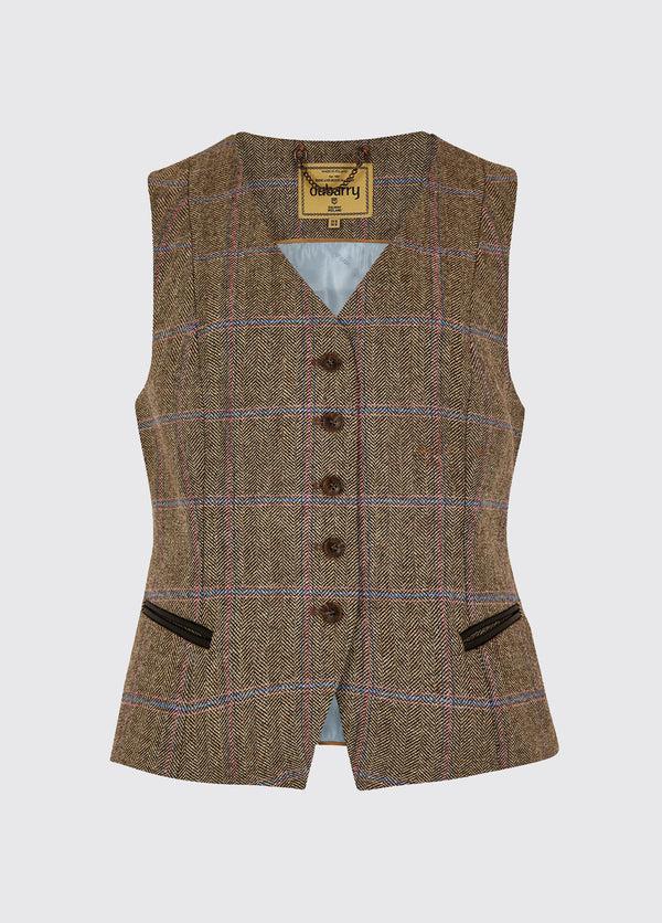dubarry Redberry Tweed Waistcoat - Woodrose