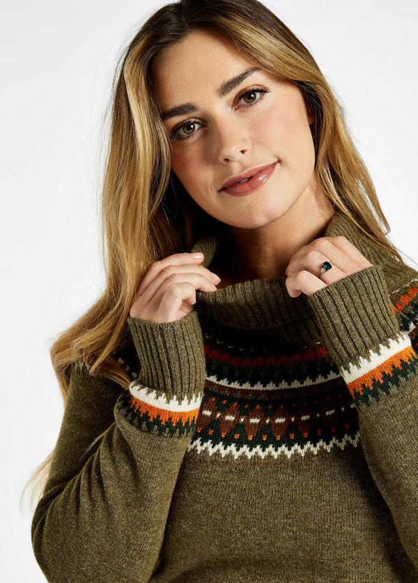 Dubarry Riverdale Knitted Sweater - Dusky Green