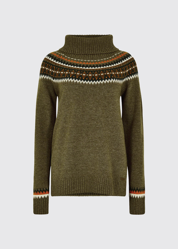 dubarry Riverdale Knitted Sweater - Dusky Green