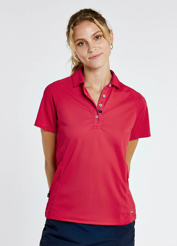 Dubarry Riviera Women's Technical Polo - Red