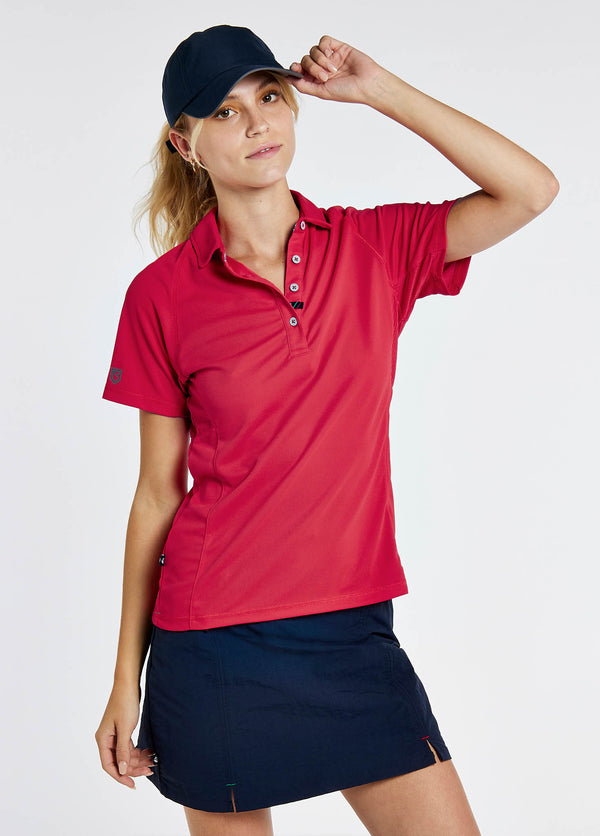 Dubarry Riviera Women's Technical Polo - Red