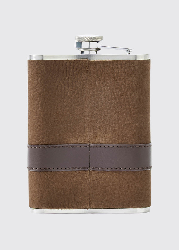 Dubarry Rugby Mens Hipflask - Walnut