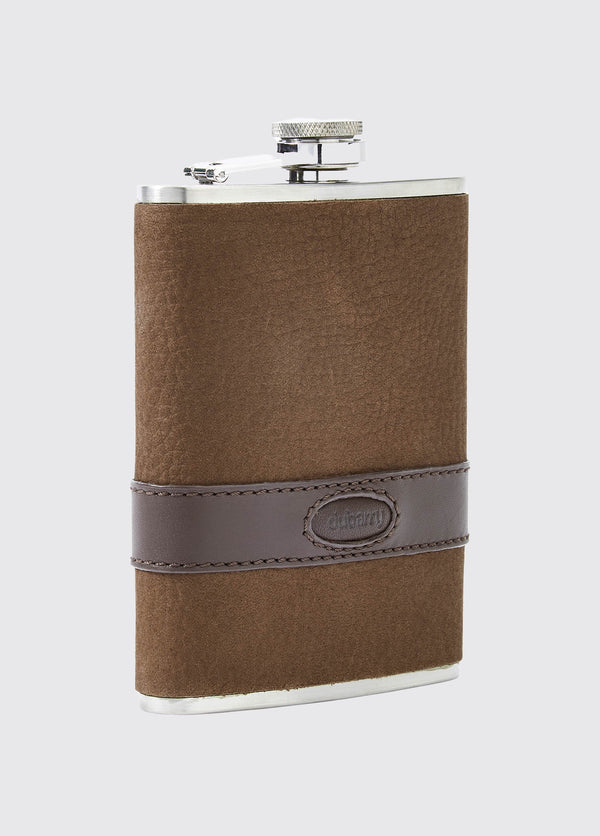 Dubarry Rugby Mens Hipflask - Walnut