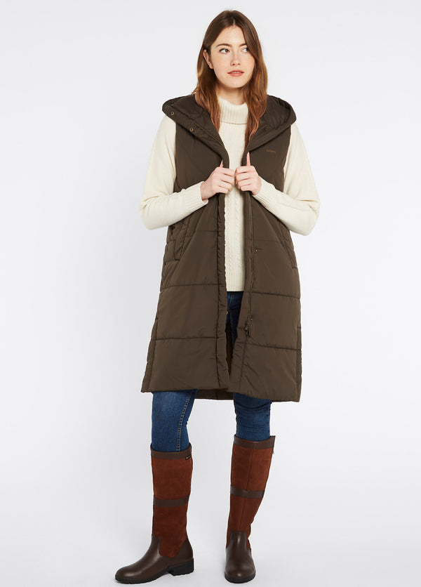 Dubarry Ryan Women’s Hooded Gilet - Olive