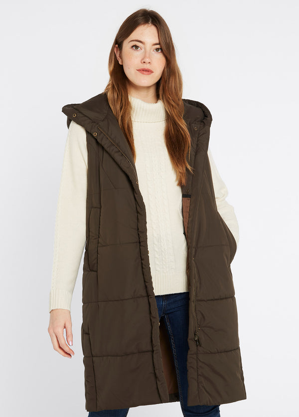 Dubarry Ryan Women’s Hooded Gilet - Olive