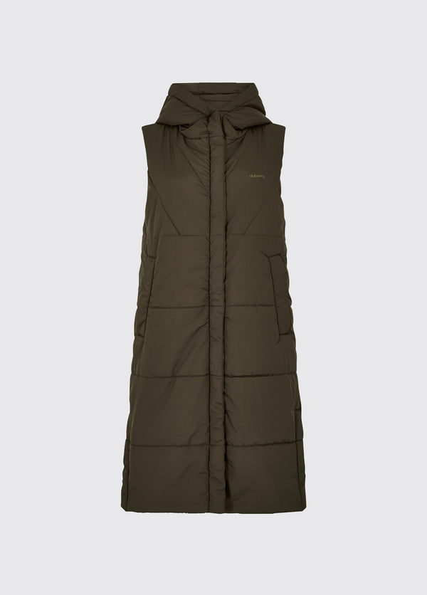 dubarry Ryan Women’s Hooded Gilet - Olive