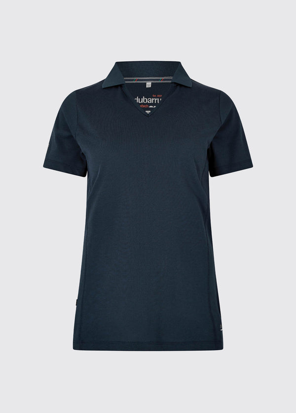 dubarry Seville Women's V-neck Polo - Navy