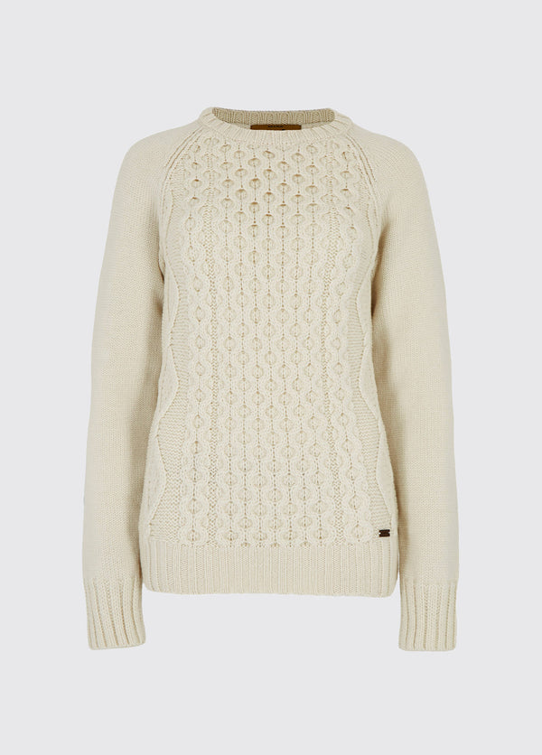 dubarry Shanley Women's Merino Sweater - Cream