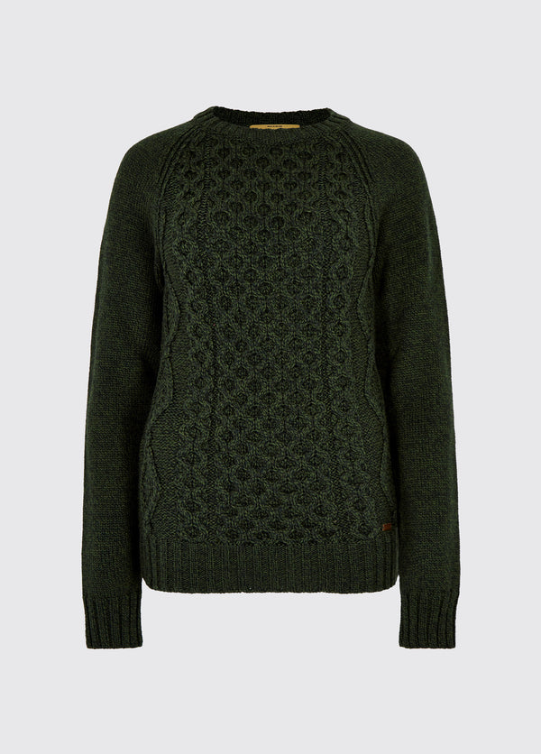 dubarry Shanley Women's Merino Sweater - Olive