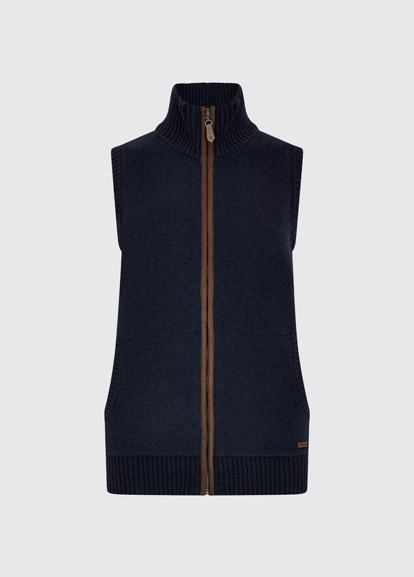 dubarry Sheedy Knit Bodywarmer - Navy