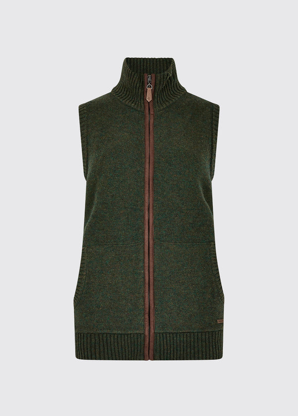 dubarry Sheedy Knit Bodywarmer - Olive