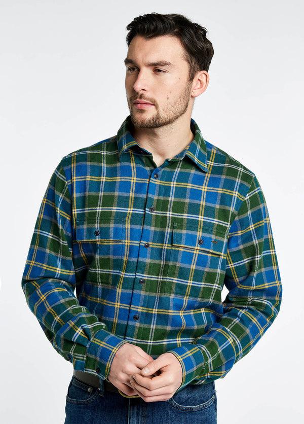 Dubarry Shelbourne Check Flannel Shirt - Verdigris