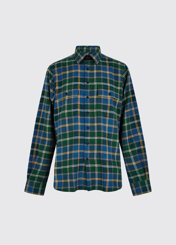 dubarry Shelbourne Check Flannel Shirt - Verdigris