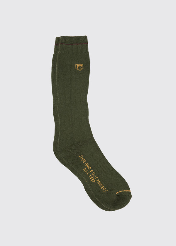 dubarry Short Mens Boot Socks - Olive