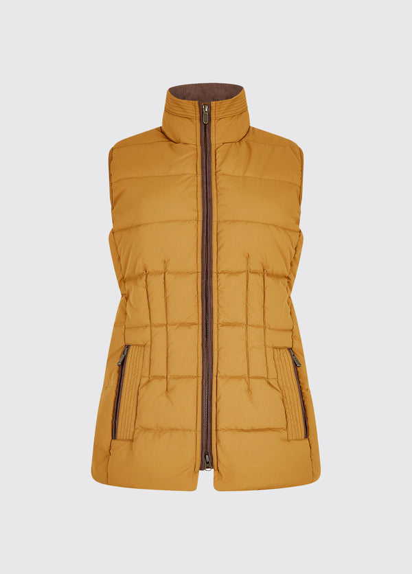 dubarry Spiddal Quilted Gilet - Amber