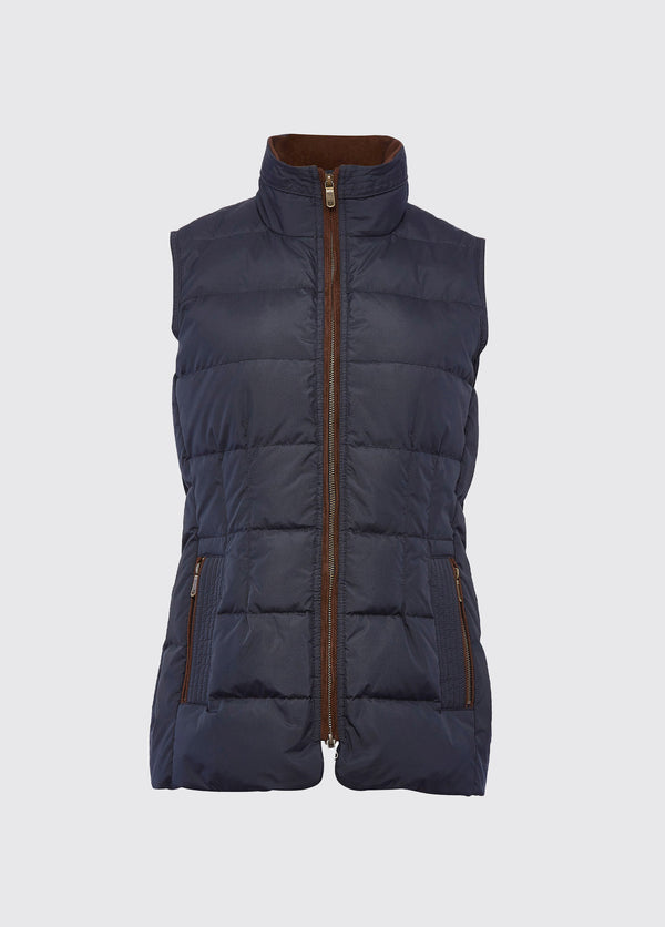 dubarry Spiddal Quilted Gilet - Navy Multi