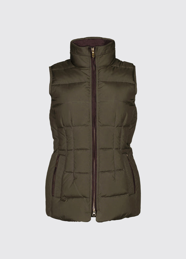 dubarry Spiddal Quilted Gilet - Olive