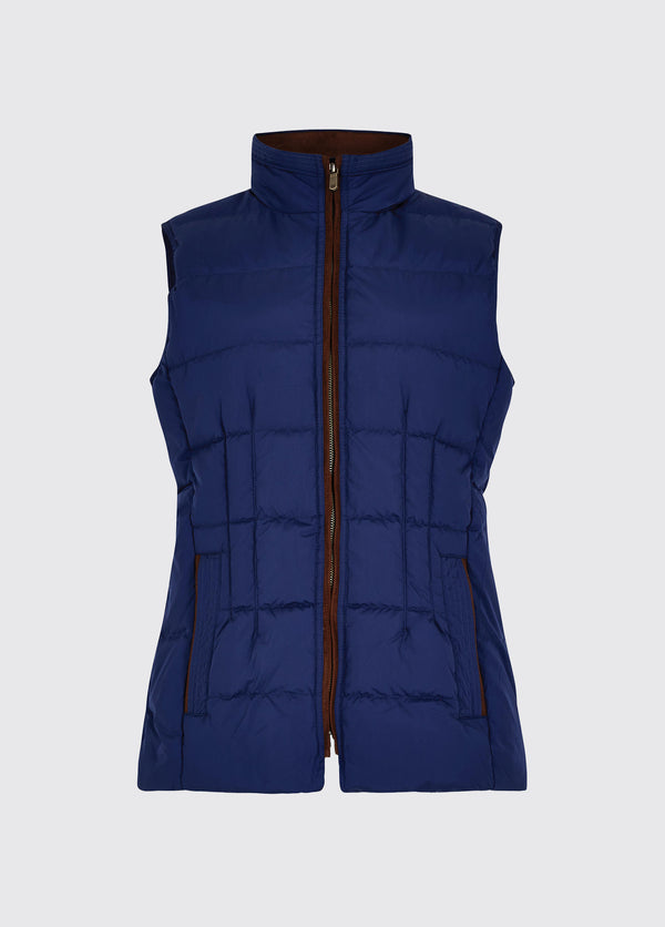 dubarry Spiddal Quilted Gilet - Peacock Blue