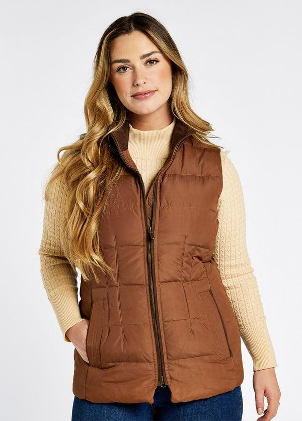 Dubarry Spiddal Quilted Gilet - Walnut