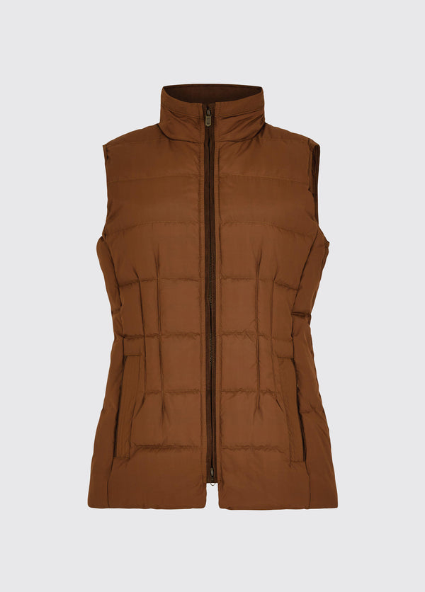 dubarry Spiddal Quilted Gilet - Walnut