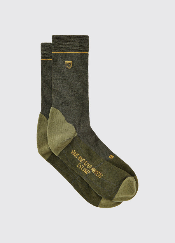 dubarry Tintern Mens Short PrimaLoft® Sock - Olive