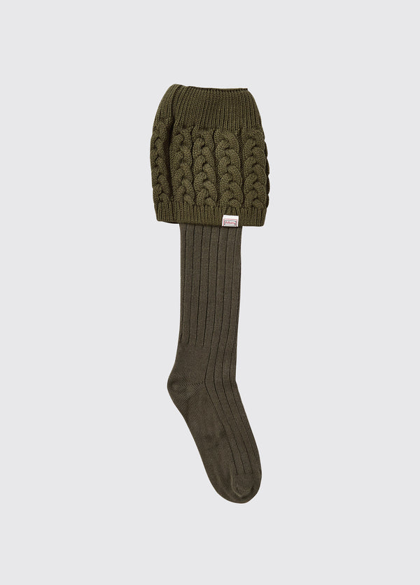 dubarry Trinity Ladies Socks - Olive