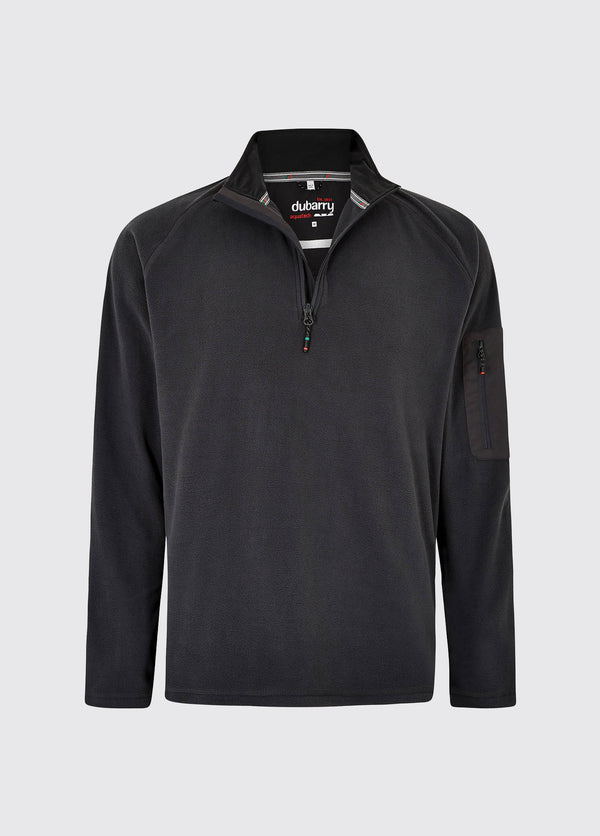 dubarry Valencia Mens Quarter-zip Fleece - Graphite