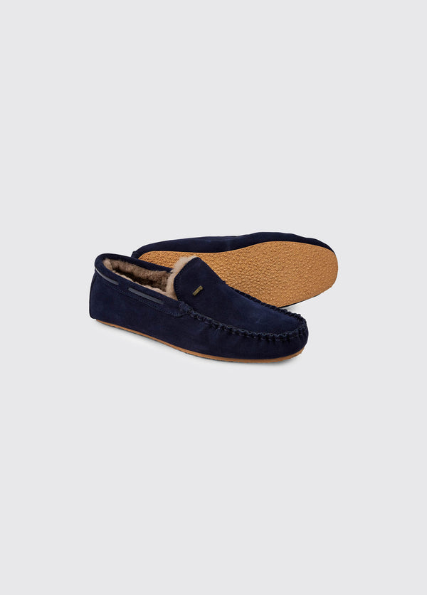 Dubarry Ventry Men's Moccasin Slipper - French Navy