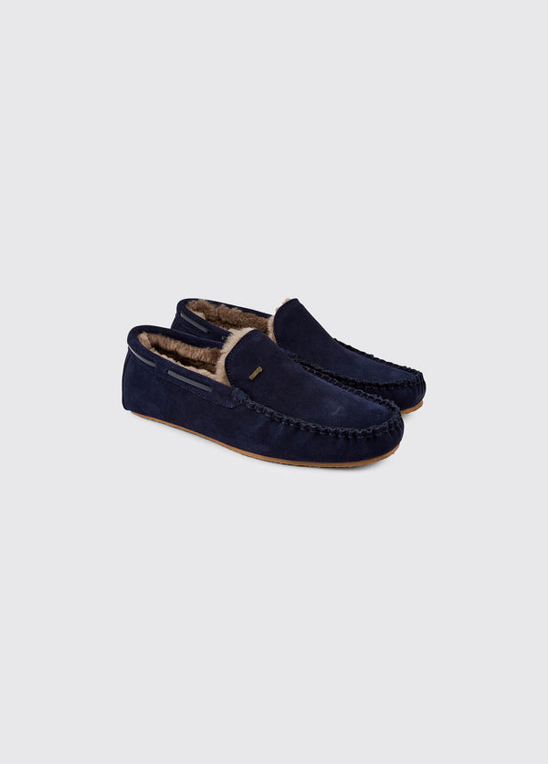 dubarry Ventry Men's Moccasin Slipper - French Navy
