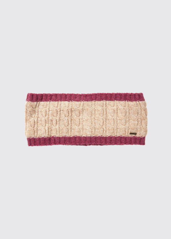 dubarry Walton Women’s Knitted Headband - Oat