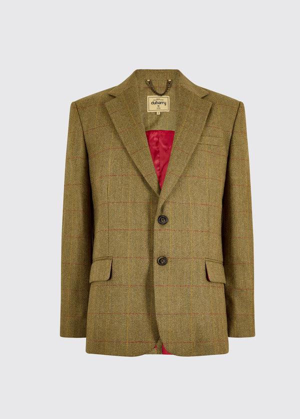 dubarry Whiteoak Men's Two Button Tweed Jacket - Elm