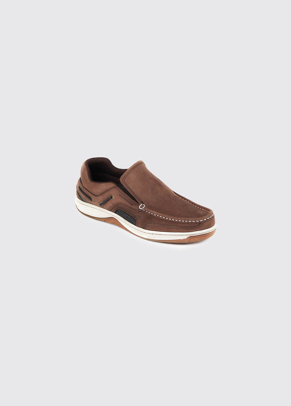 Dubarry Yacht Men's Slip-On Deck Shoe - Donkey Brown