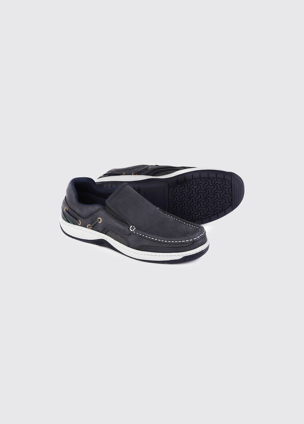 Dubarry Yacht Men's Slip-On Deck Shoe - Navy